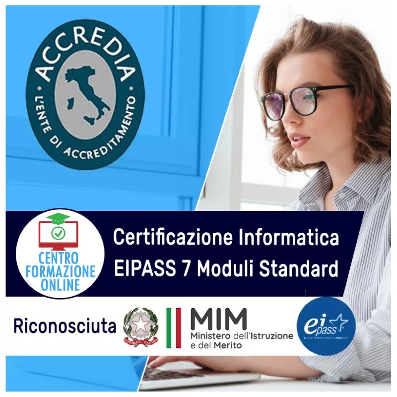 Certificazione EIPASS USER + EIPASS STANDARD