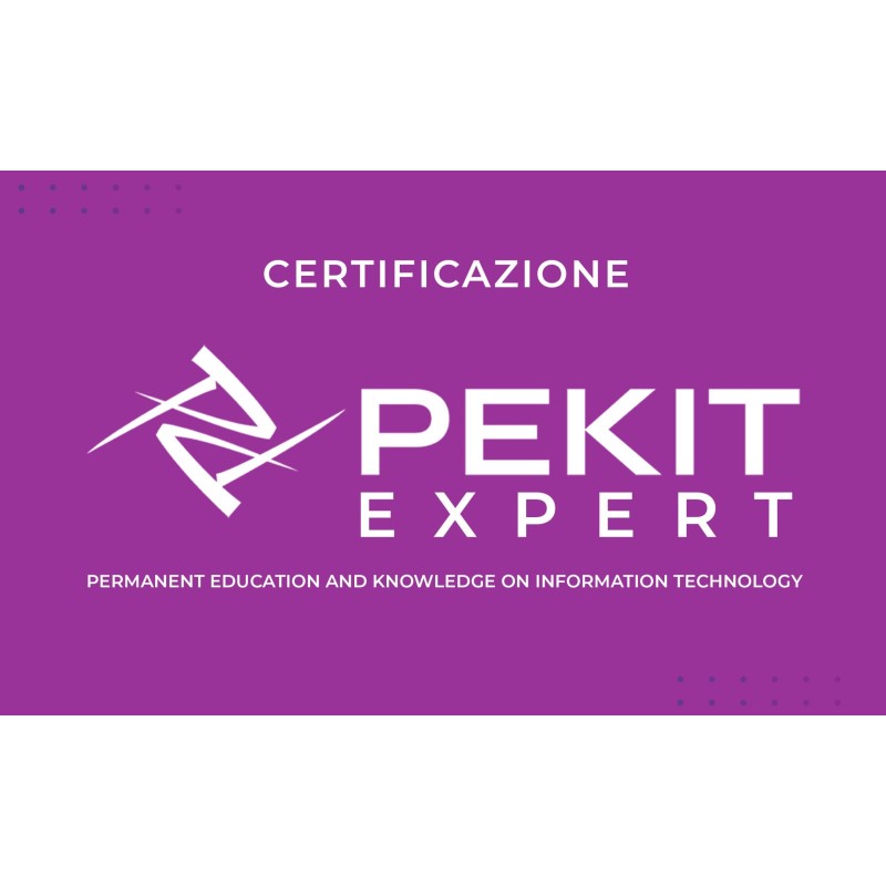 Corso PEKIT EXPERT Online